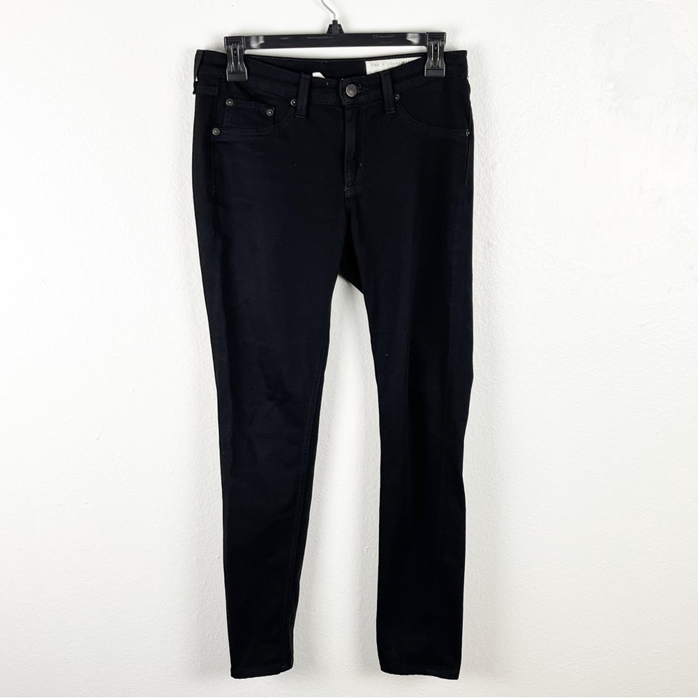 RAG & BONE Classic Black Skinny Stretch Leggings Jeans, Size 27